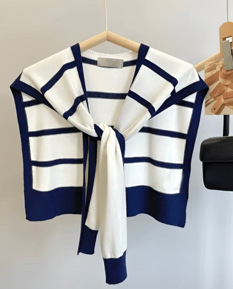 Cardigan châle tricoté