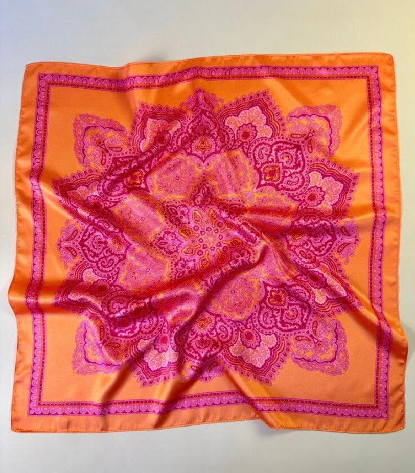 Foulard imprimé floral cachemire