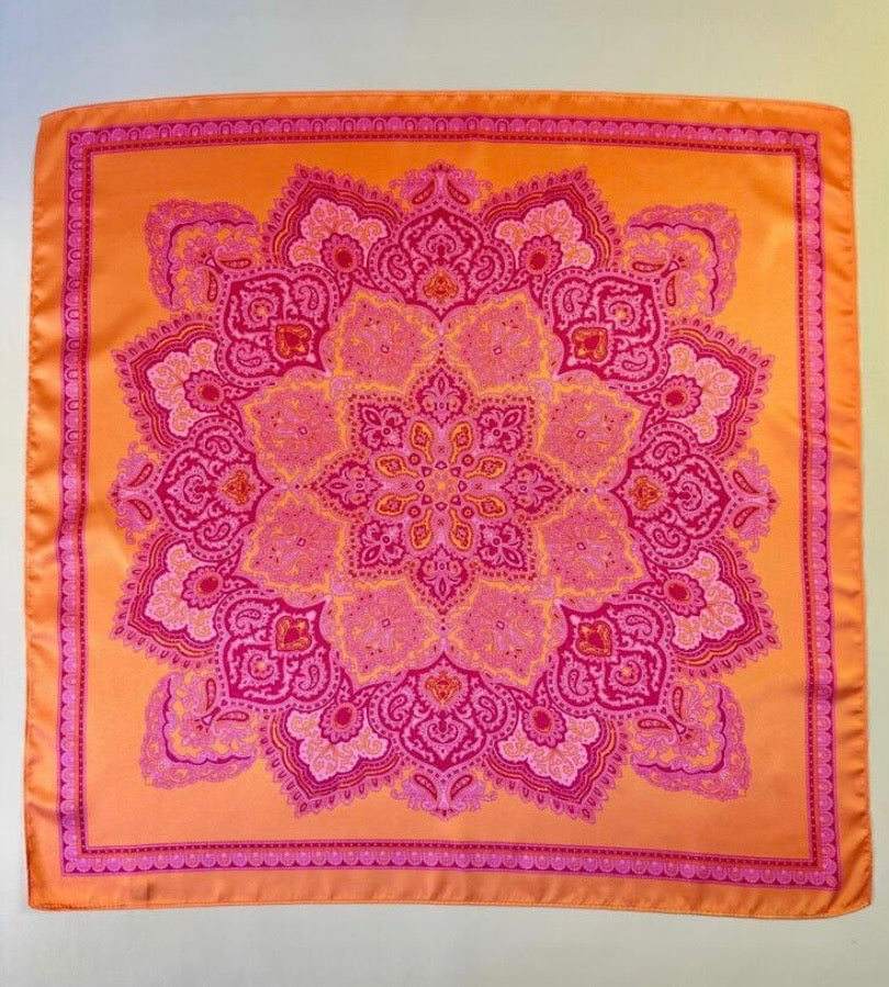 Foulard imprimé floral cachemire