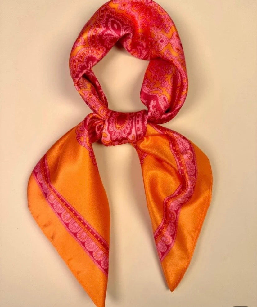 Foulard imprimé floral cachemire