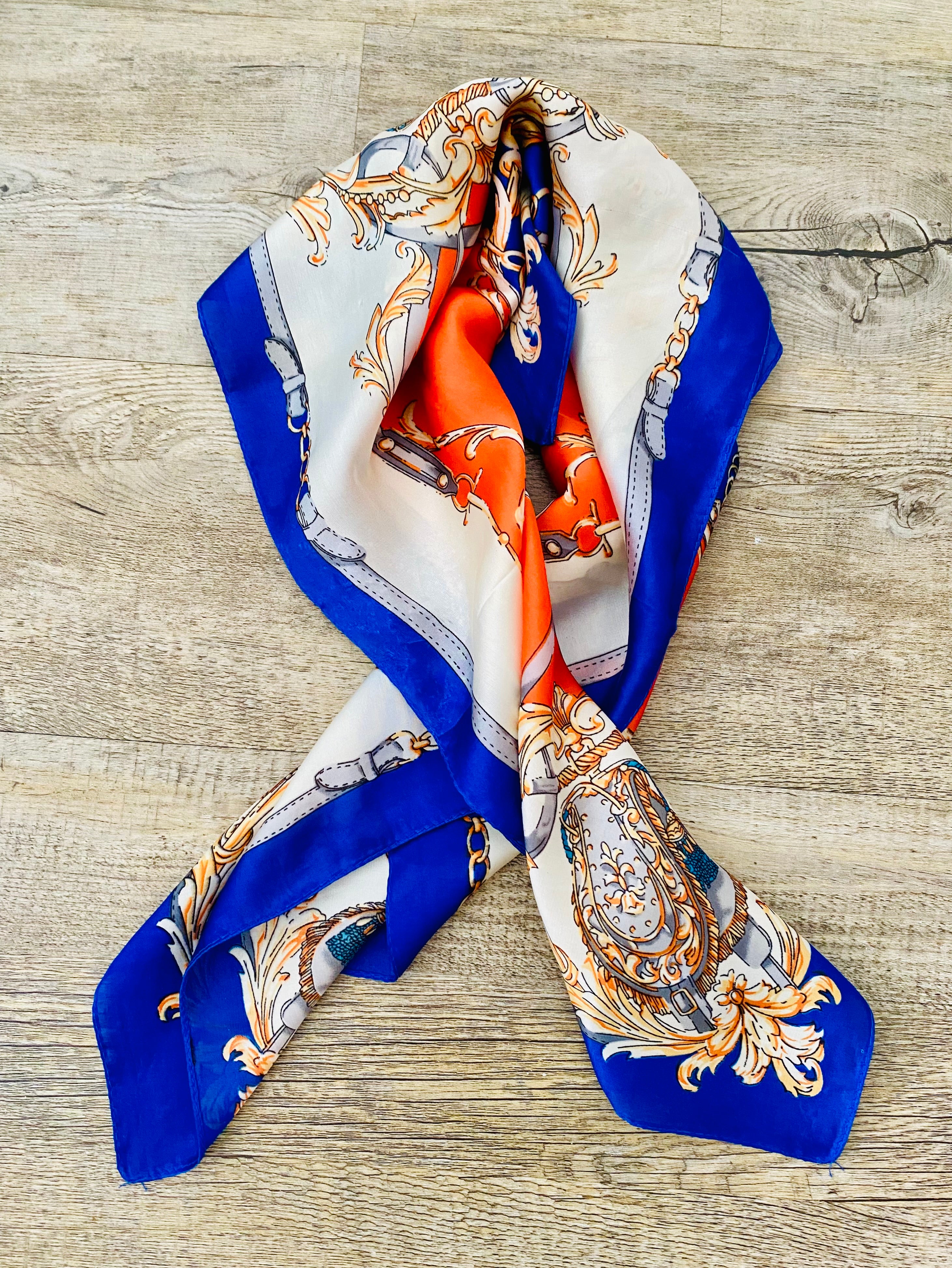 Foulard carré imprimé