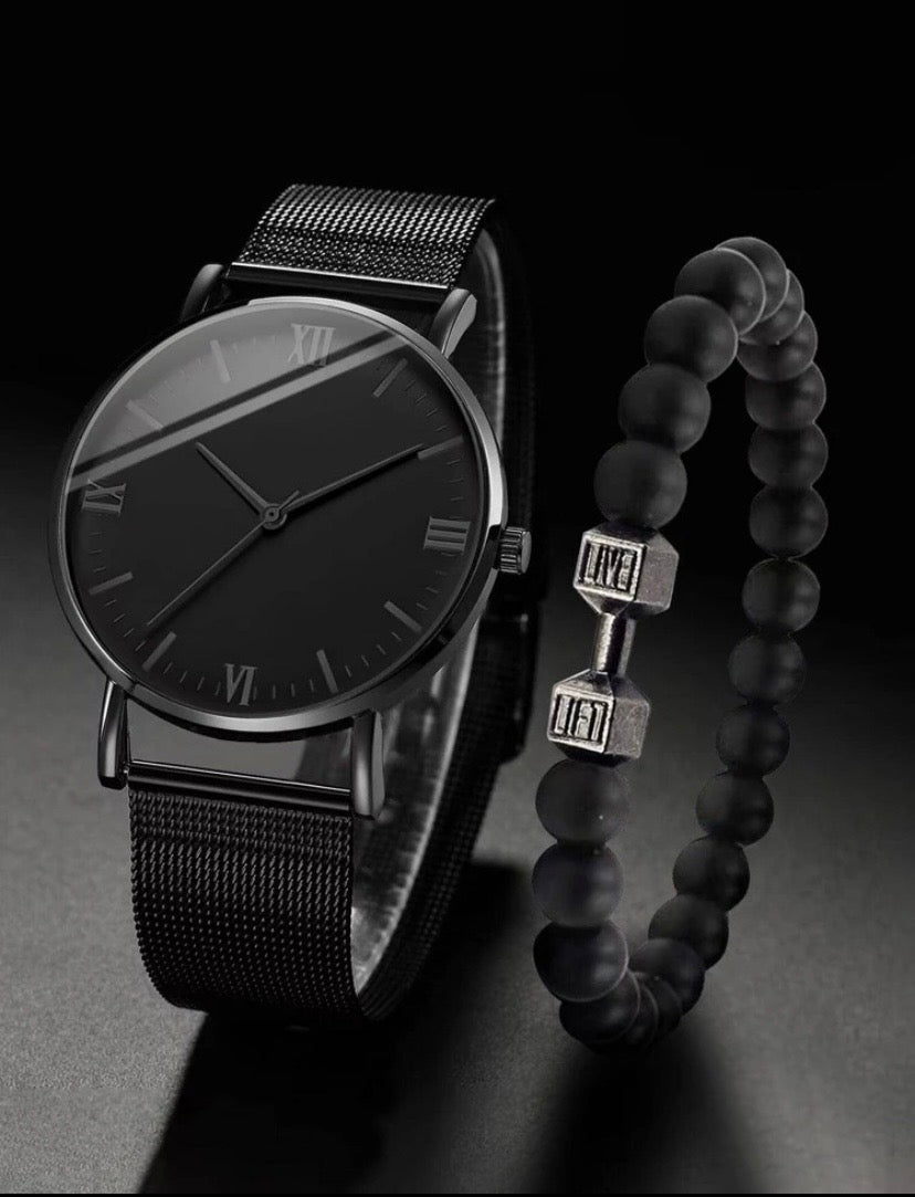 Complet Montre à quartz cadran et son Bracelet