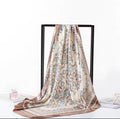 Foulard imprimé en satin