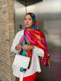 Foulard imprimé très élégant et coloré