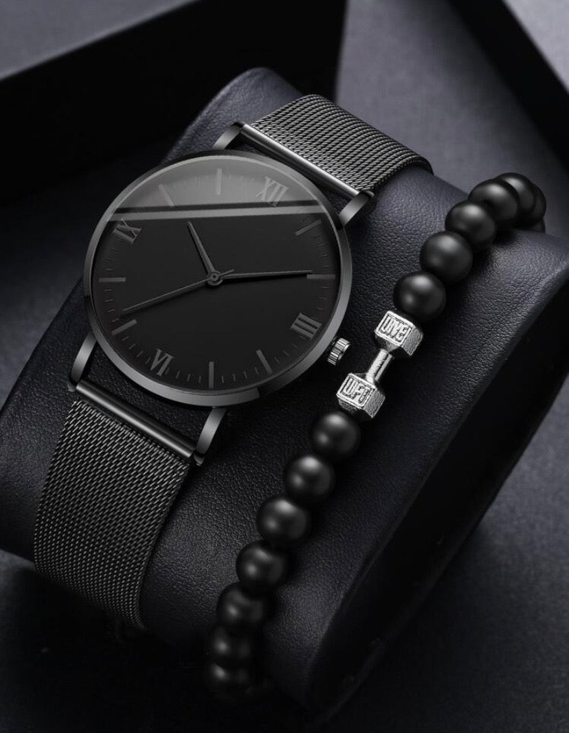 Complet Montre à quartz cadran et son Bracelet