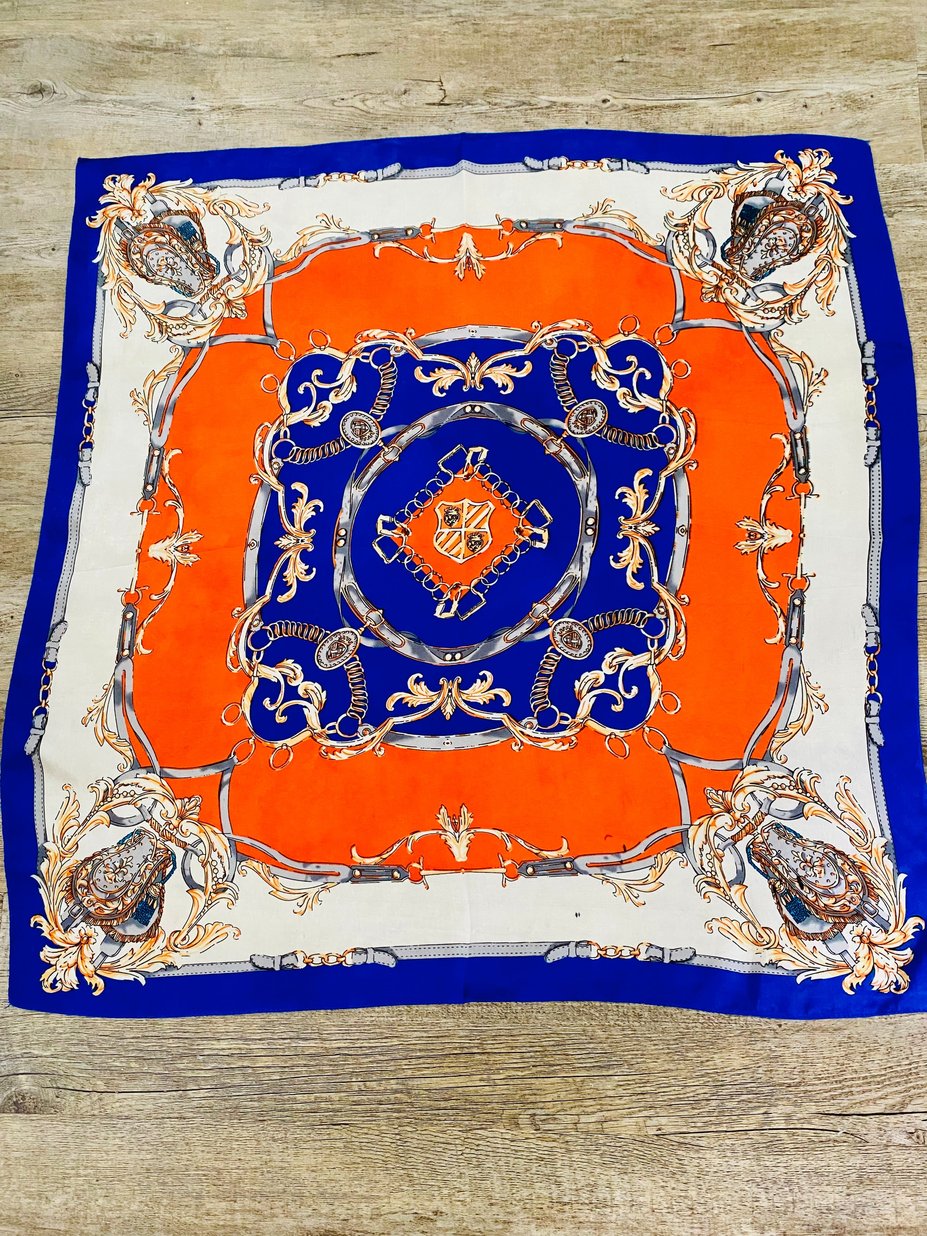 Foulard carré imprimé