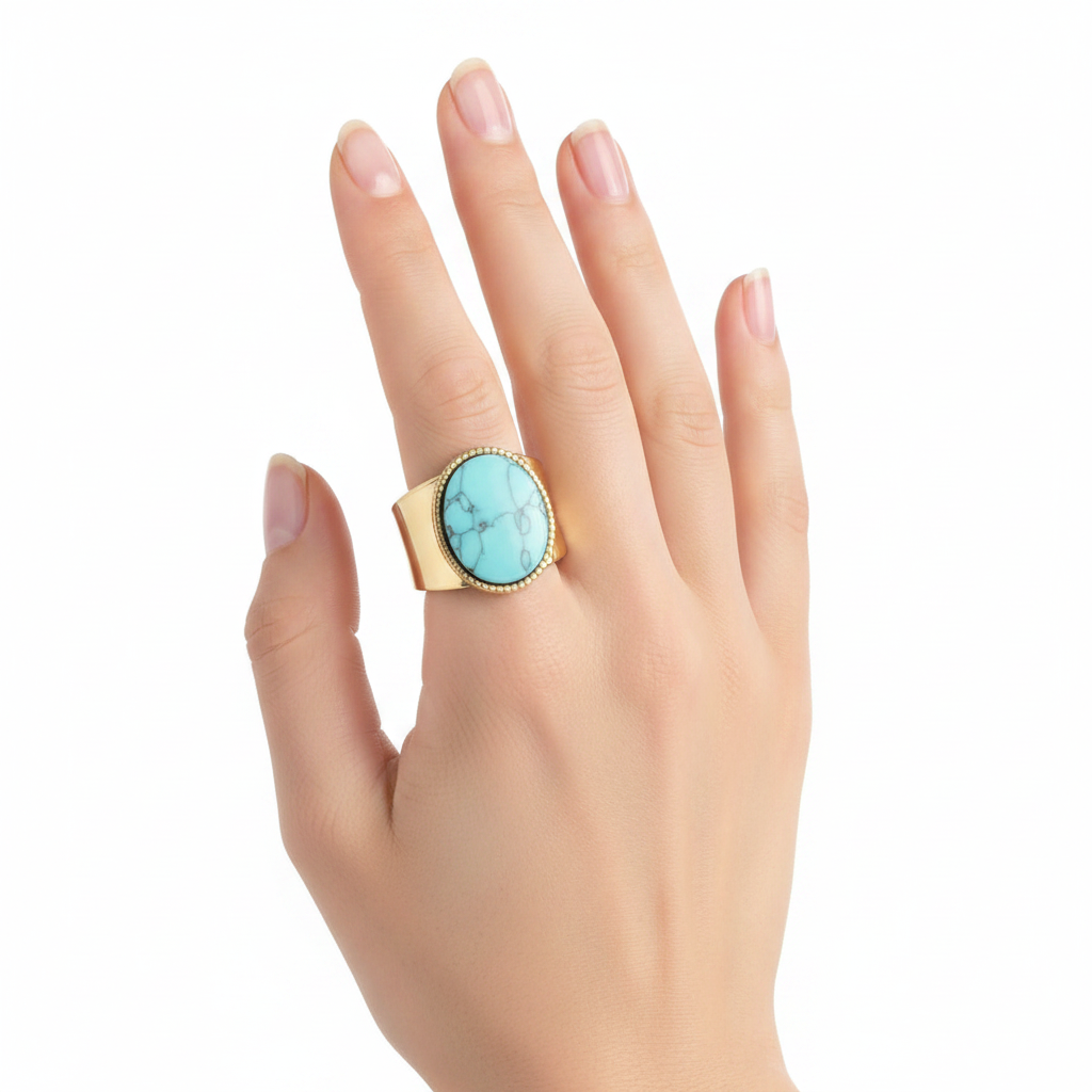 Bague vue du dessus
