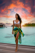 Écharpe faux soie Maldives