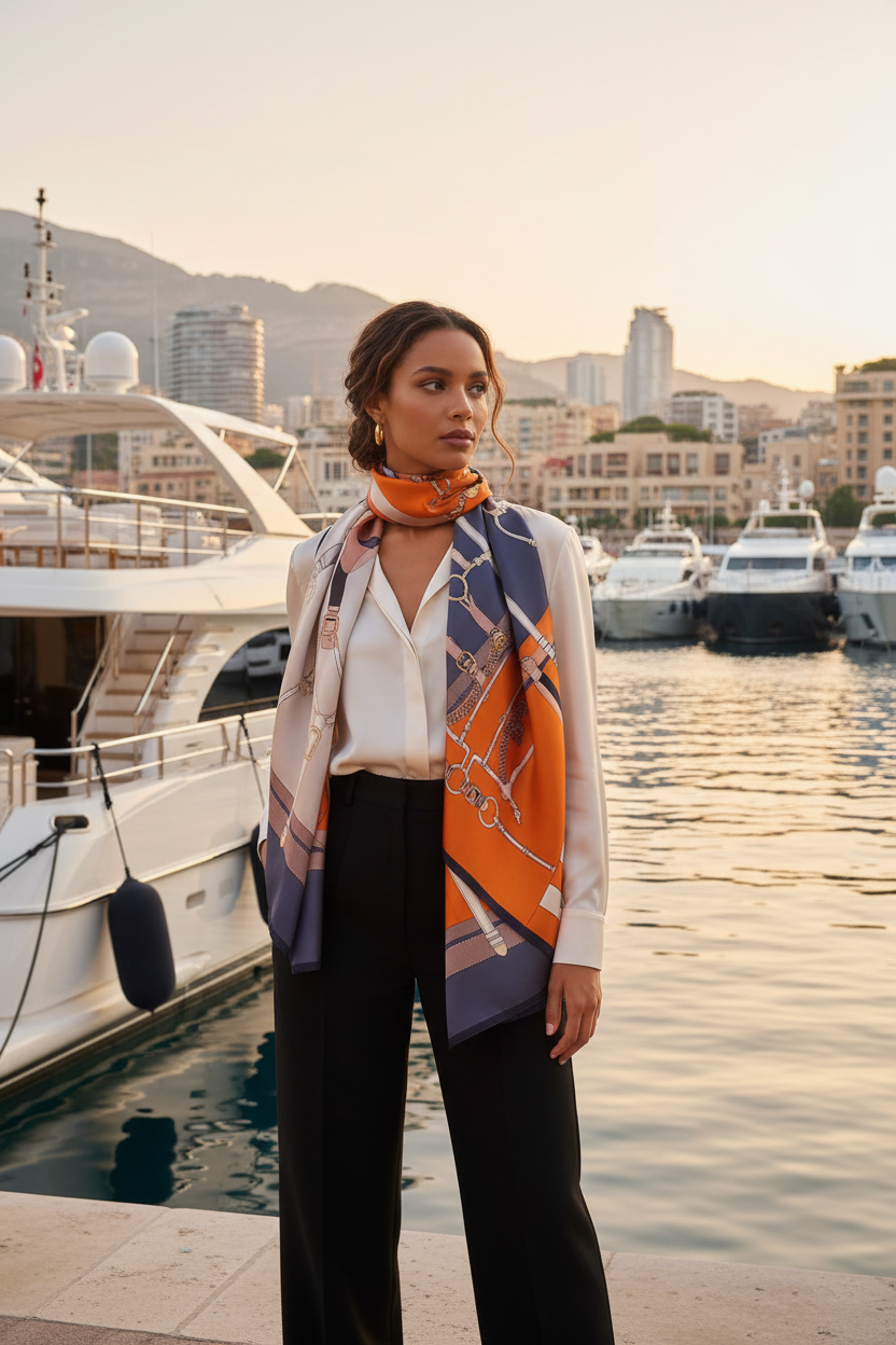 Foulard ceinture Monaco