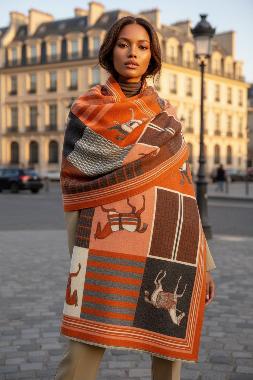 Foulard équestre - Paris
