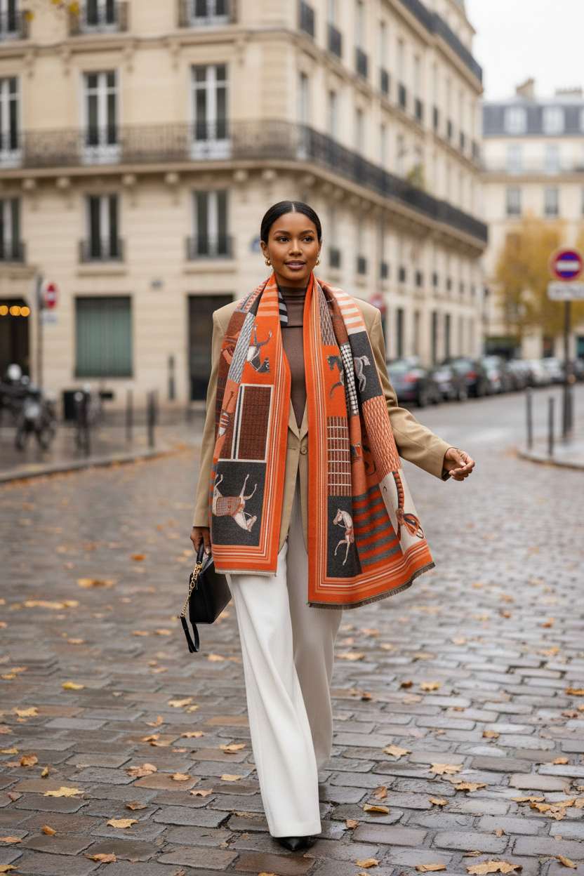 Foulard équestre - Rue